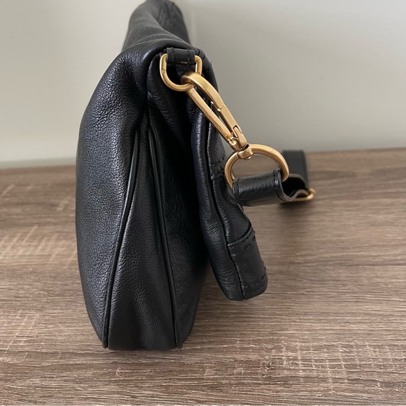 Tory Burch Amalie Leather Foldover Crossbody Clutch - Picture 6 of 13